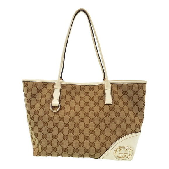 Gucci Tote Brit Bag - Picture 1 of 8